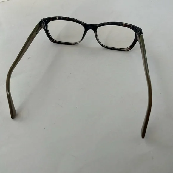 Fendi glasses frame, black brown gray marbling with gold legs and Fendi logo - Picture 8 of 8